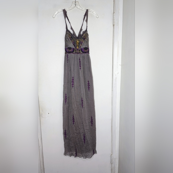 FREE PEOPLE Artemis Grecian Maxi Dress Size 2 - Picture 7 of 11